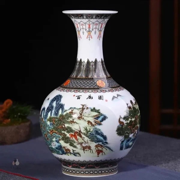 Vase chinois minimaliste pour intérieur chic