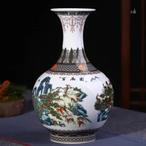 Vase moderne en porcelaine décorative
