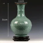 Vase chinois au ton vert apaisant