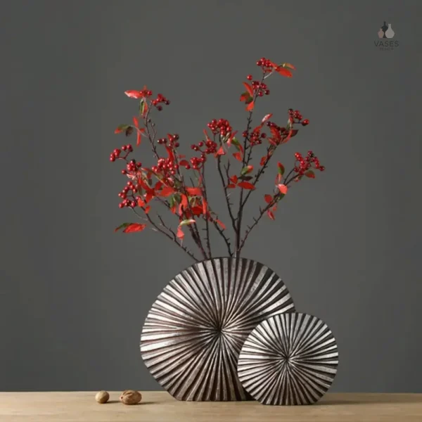 Vase circulaire coloré pour décoration
