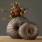 Vase sphérique en céramique pour plantes