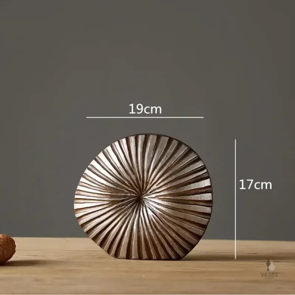 Vase rond avec un design unique