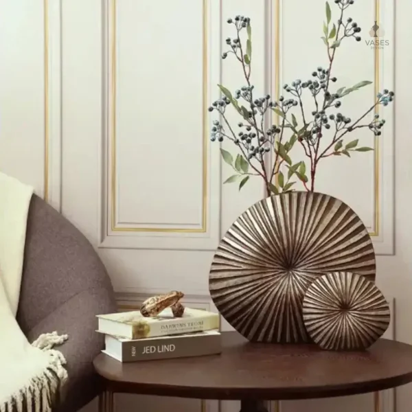 Vase rond décoratif en céramique