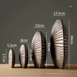 Vase circulaire simple et élégant pour fleurs