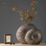 Vase sphérique minimaliste pour fleurs