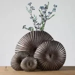 Vase circulaire design pour centre de table