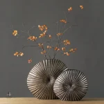 Vase rond contemporain en finition mate