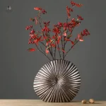 Vase circulaire en céramique pour bouquets