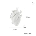 Vase anatomique en forme de coeur, idée cadeau originale