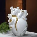 Vase cœur élégant pour bouquets