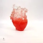 Vase coeur élégant pour fleurs fraîches