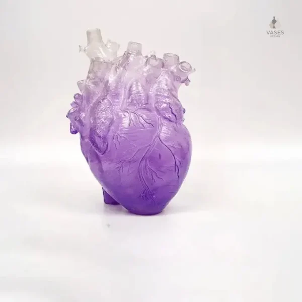 Vase coeur artistique pour arrangements floraux