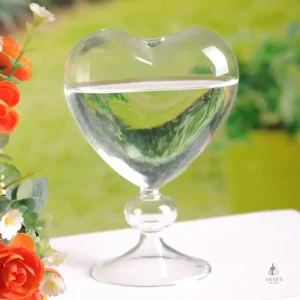 Vase en forme de coeur, parfait pour fleurs et plantes