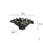 Vase en forme de coquillage, accessoire chic