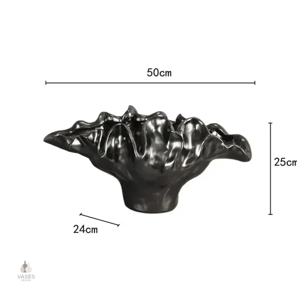 Vase coquille décoratif pour bouquets floraux