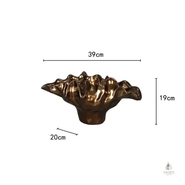 Vase en coquille pour une ambiance sereine