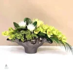 Vase décoratif coquillage pour fleurs fraîches
