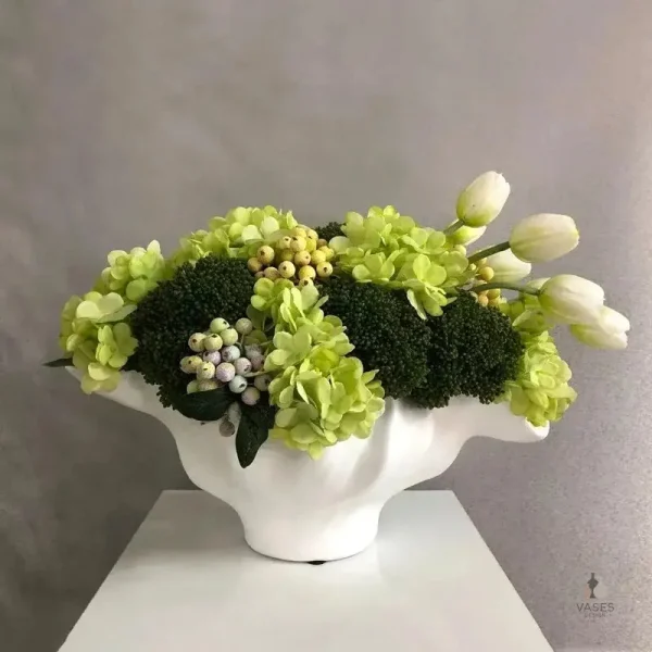 Vase coquille moderne pour un style marin