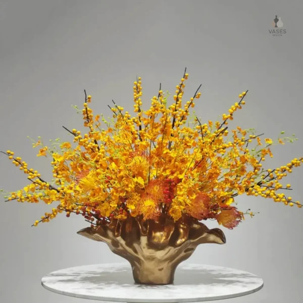 Vase en coquille au design unique et intemporel