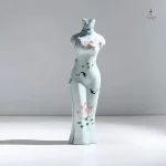 Vase design élégant représentant une femme