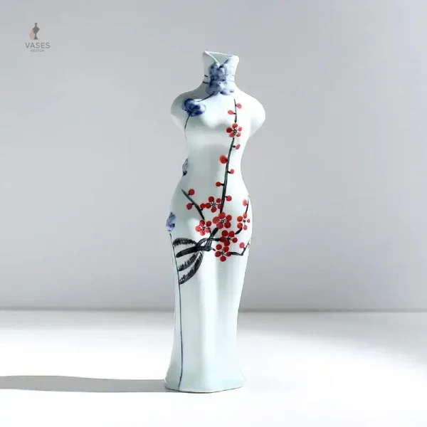 Vase élégant en forme de corps de femme