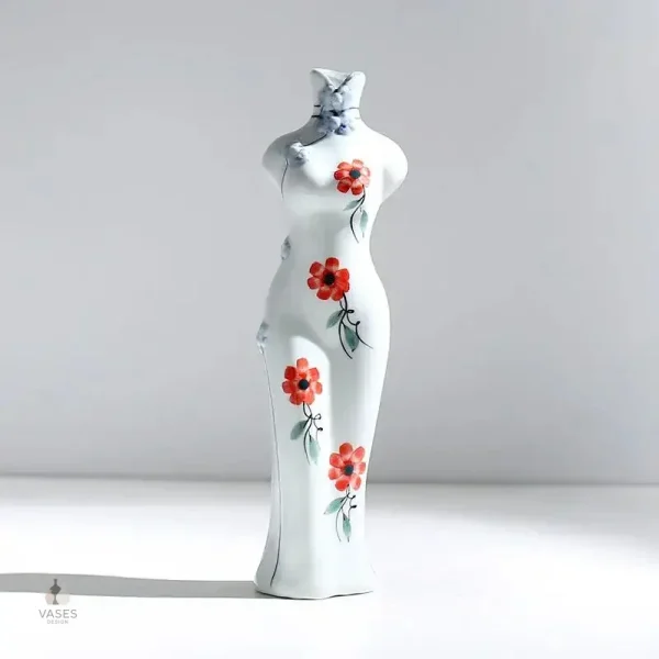 Vase sculptural féminin pour décoration intérieure