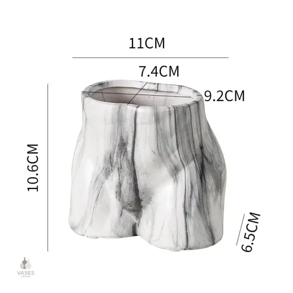 Vase décoratif en forme de figure masculine