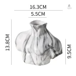Vase original, silhouette artistique d'un homme