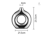 Vase argenté, objet décoratif polyvalent