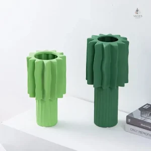 Vase décoratif couleur vert intense