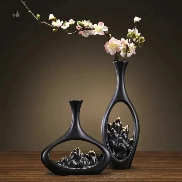 Vase creux élégant en céramique