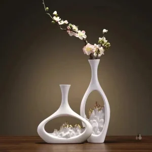 Vase creux moderne pour décoration intérieure