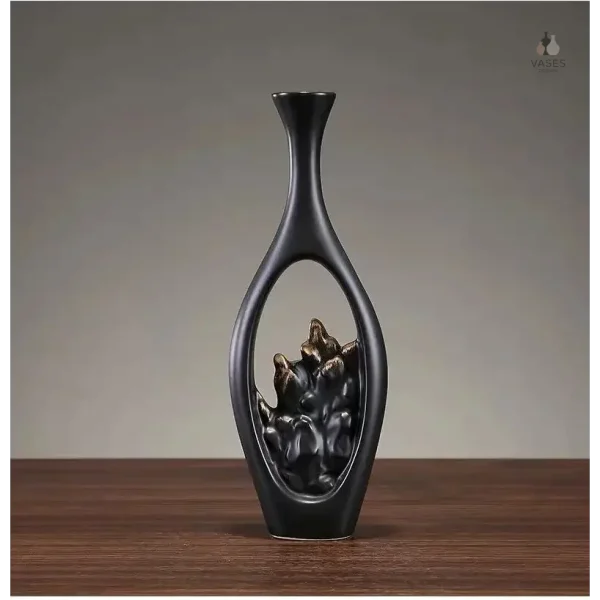 Vase creux chic pour centre de table