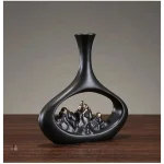 Vase creux avec finition mate et épurée
