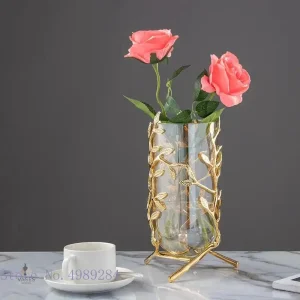 Vase transparent 30 cm, idéal pour bouquets