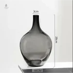 Vase dame jeanne noir, accent décoratif chic