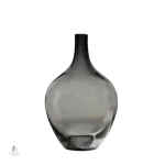 Vase dame jeanne noir, pièce unique pour la maison