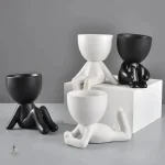 Vase de décoration pour salon élégant et moderne