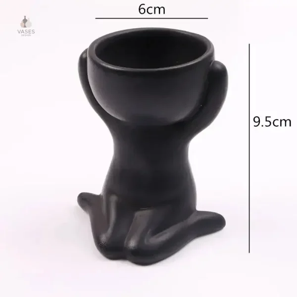 Vase décoratif en porcelaine pour une ambiance chaleureuse