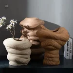 Vase déco design moderne en céramique