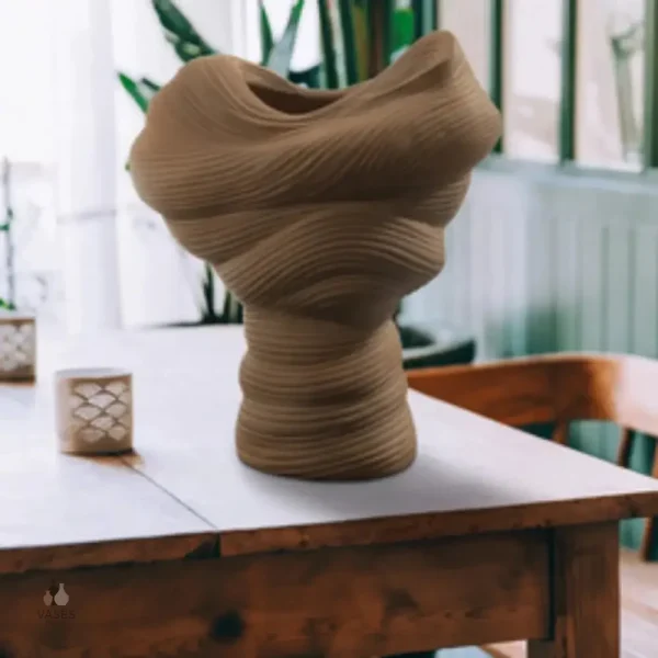 Vase décoratif contemporain pour intérieur stylé