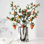 Vase minimaliste en métal pour décoration