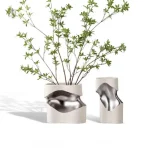 Vase contemporain au style épuré et minimaliste