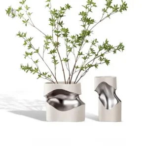 Vase contemporain au style épuré et minimaliste