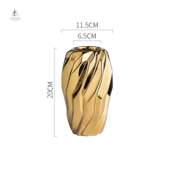Vase haut pour fleurs, élément décoratif chic