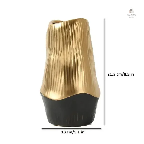Vase design sobre en céramique pour bureau