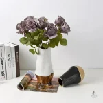 Vase design minimaliste en céramique
