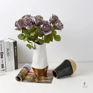 Vase design minimaliste en céramique