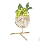 Vase décoratif en finition brillante et élégante