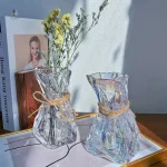 Vase design en verre élégant et moderne